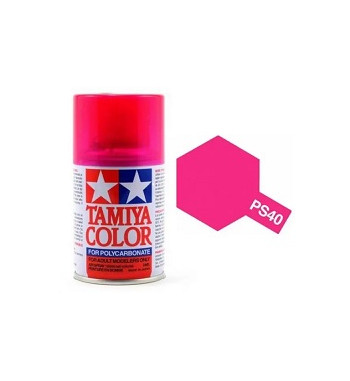 Tamiya Lexaan Verf  PS-40 Translucent Pink 100 ml